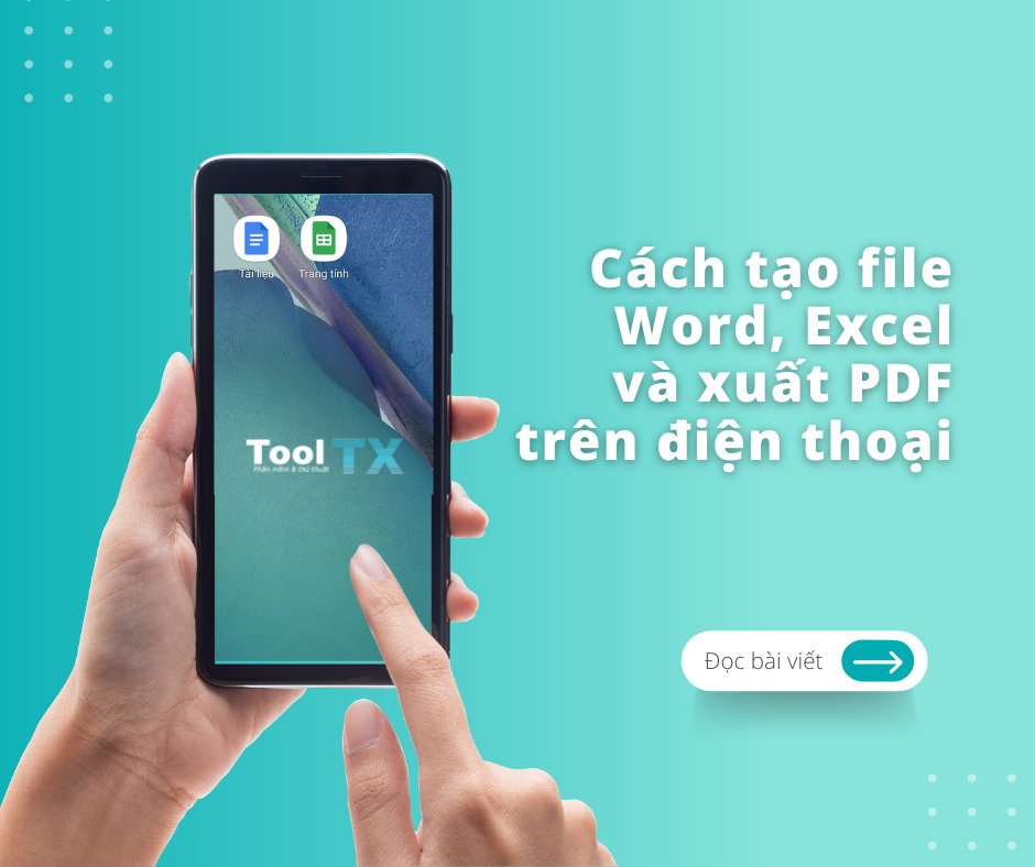Cách tạo file trên điện thoại
