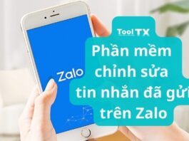 Phần mềm chỉnh sửa tin nhắn Zalo