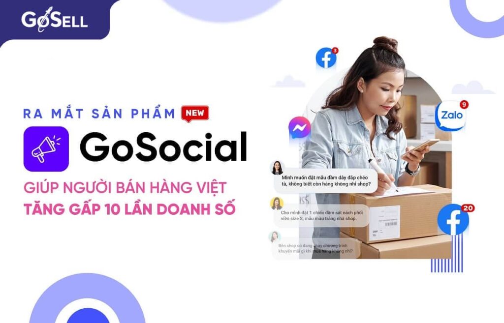 GoSOCIAL – phần mềm bán hàng Facebook