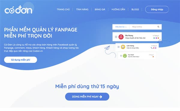 phần mềm Facebook codon