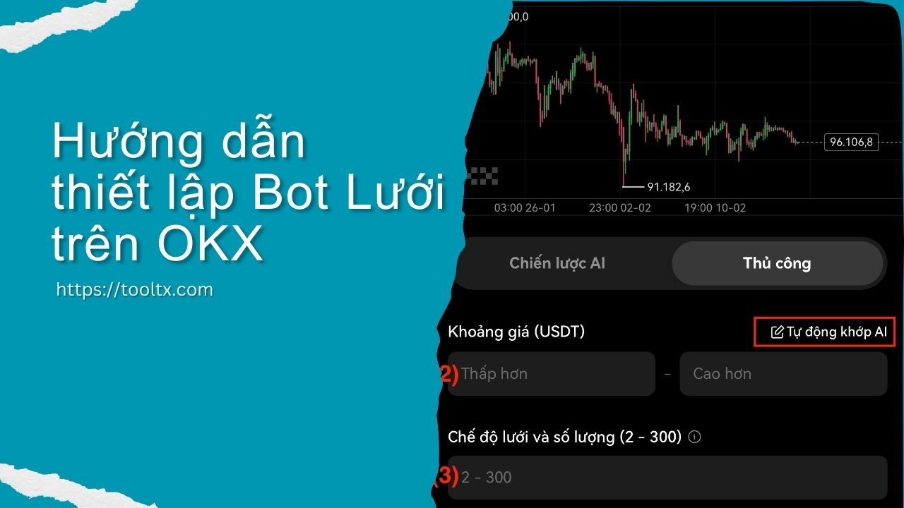 Hướng dẫn Thiết lập Bot Lưới trên OKX