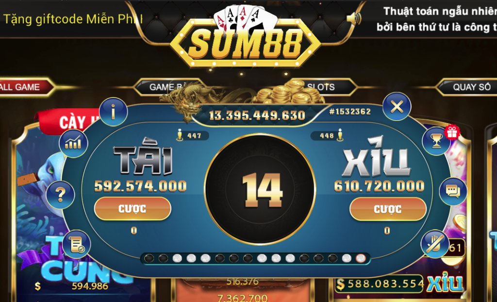 Tool hack tài xỉu sum88