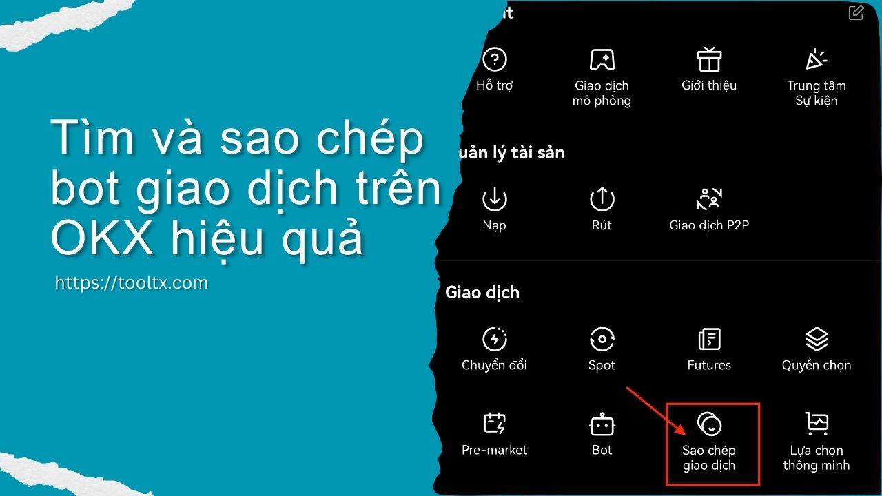 Tìm và sao chép bot giao dịch trên OKX hiệu quả