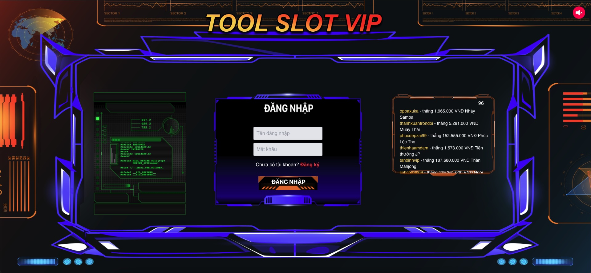 tool slot vip